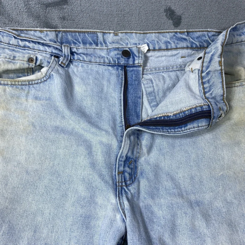 Vintage Levis 550 Jeans Fits 42x31 USA Made 1995 Tapered Relaxed Denim Work Fade